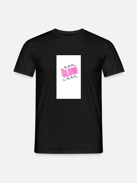 Glow Up - Männer T-Shirt - Schwarz