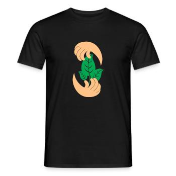 nature - Männer T-Shirt - Schwarz - Vorne - AI Model Male 178 light (178cm)