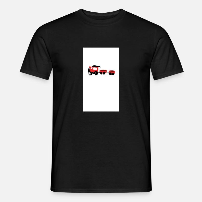 Eisenbahn - Männer T-Shirt - Schwarz