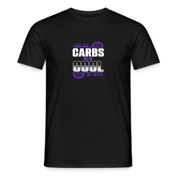 Célébrez votre amour pour les glucides tous les jours - T-shirt homme - noir - Devant - AI Model Male 178 light (178cm)