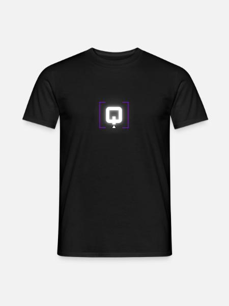 Buchstabe "Q" - Männer T-Shirt - Schwarz