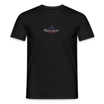 Große Pyrenäen Frankreich Wintersport - Männer T-Shirt - Schwarz - Vorne - AI Model Male 178 light (178cm)