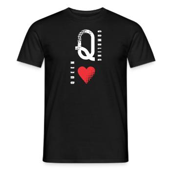 Poker - Männer T-Shirt - Schwarz - Vorne - AI Model Male 178 light (178cm)