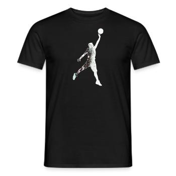 Basketballer / Basketball - Männer T-Shirt - Schwarz - Vorne - AI Model Male 178 light (178cm)