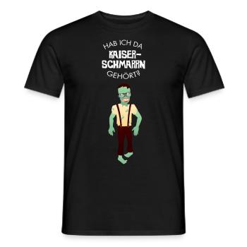 Hab Ich Da Kaiserschmarrn Gehört? Zombie Halloween - Männer T-Shirt - Schwarz - Vorne - AI Model Male 178 light (178cm)