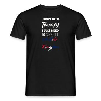 UK Gift Idea Funny Saying United Kingdom - Men's T-Shirt - black - Front - AI Model Male 178 light (178cm)