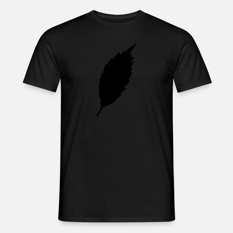 leaf 21 - Männer T-Shirt - Schwarz