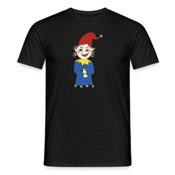 kasper - Männer T-Shirt - Schwarz - Vorne - AI Model Male 178 light (178cm)