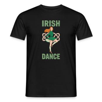 Irish Dance Irish Dancing Irish Dancer Gift - Men's T-Shirt - black - Front - AI Model Male 178 light (178cm)
