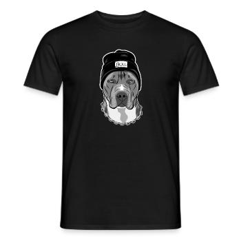 Pitbull Mon ami le plus cool - T-shirt homme - noir - Devant - AI Model Male 178 light (178cm)