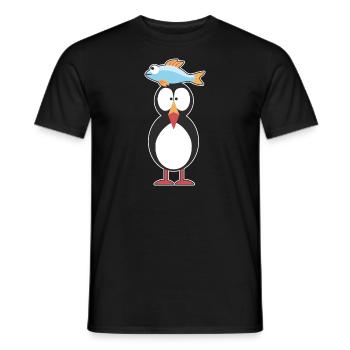 Puffin Papageitaucher Papageientaucher - Männer T-Shirt - Schwarz - Vorne - AI Model Male 178 light (178cm)