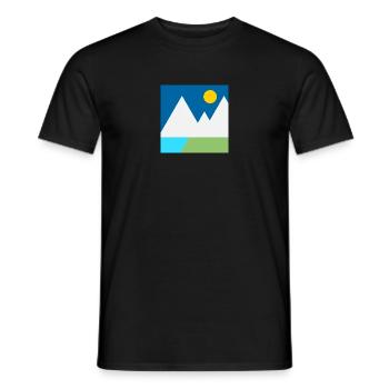 Bergkette - Männer T-Shirt - Schwarz - Vorne - AI Model Male 178 light (178cm)