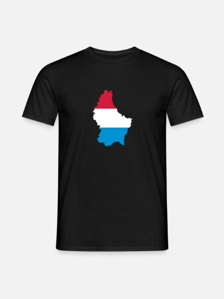 Luxembourg - Men's T-Shirt - black