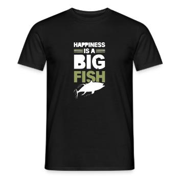 Pêche au gros poisson - T-shirt homme - noir - Devant - AI Model Male 178 light (178cm)