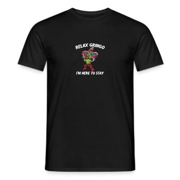 Relax Gringo I'm Almost Legal - Funny Mexican - Männer T-Shirt - Schwarz - Vorne - AI Model Male 178 light (178cm)