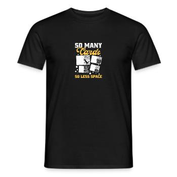 Cardmaker Crafting Supplies Stamps Cardmaking - Men's T-Shirt - black - Front - AI Model Male 178 light (178cm)