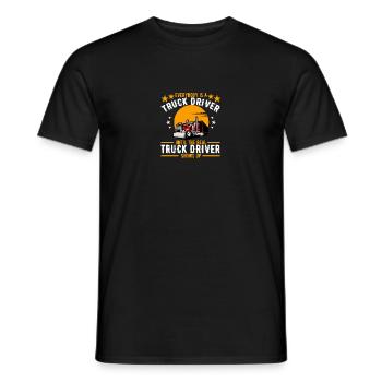 Truck Driver Essentials - Männer T-Shirt - Schwarz - Vorne - AI Model Male 178 light (178cm)
