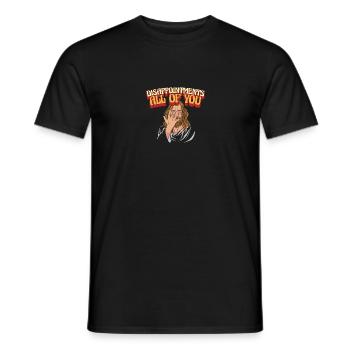 Disappointments All Of You Funny Jesus Facepalm - Männer T-Shirt - Schwarz - Vorne - AI Model Male 178 light (178cm)