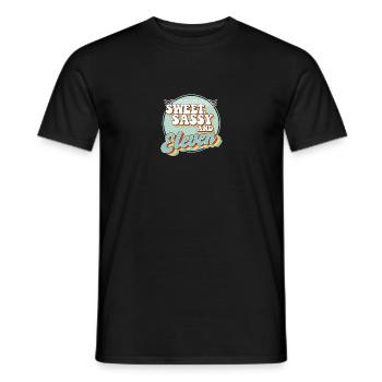 Sweet Sassy 11 11th Birthday Party Celebrant Bday - Männer T-Shirt - Schwarz - Vorne - AI Model Male 178 light (178cm)