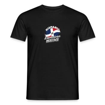 Hispanisches dominikanisches Erbe USA - Männer T-Shirt - Schwarz - Vorne - AI Model Male 178 light (178cm)