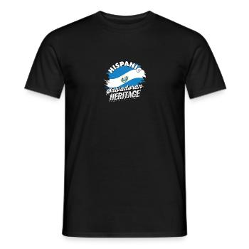 Hispanique Salvadoran Heritage Pride El Salvador - T-shirt homme - noir - Devant - AI Model Male 178 light (178cm)