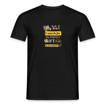 Perfect Gift - T-shirt homme - noir - Devant - AI Model Male 178 light (178cm)