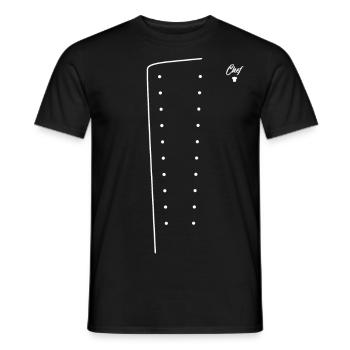 Chef cuisinier Toque - Men's T-Shirt - black - Front - AI Model Male 178 light (178cm)