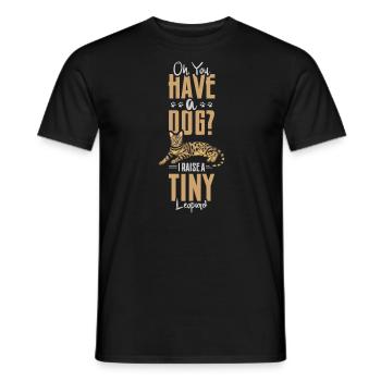 Bengalkatze - Männer T-Shirt - Schwarz - Vorne - AI Model Male 178 light (178cm)