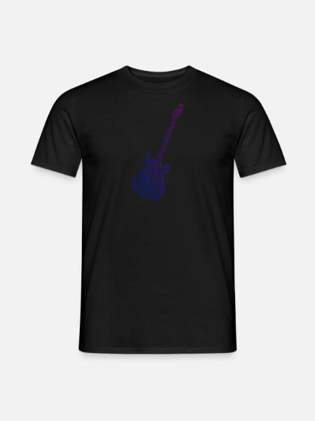 Guitare électrique Femmes Guitare électrique Guitare - T-shirt homme - noir