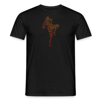 Boxe Thaï Boxe Thaï Boxeuse Thaï Muay Thai Femmes - T-shirt homme - noir - Devant - AI Model Male 178 light (178cm)