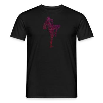 Muay Thai Thaiboxen Thaiboxer Thaibox Damen - Männer T-Shirt - Schwarz - Vorne - AI Model Male 178 light (178cm)