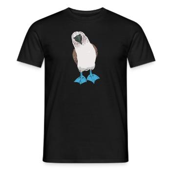 Blue-footed Booby Seabird Blue-footed Booby Seabird - Men's T-Shirt - black - Front - AI Model Male 178 light (178cm)