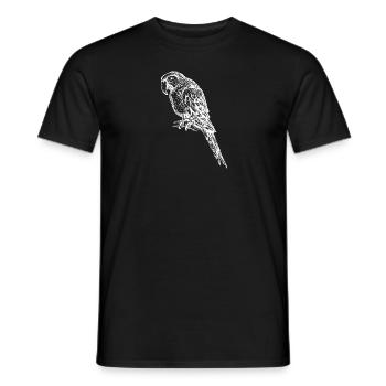 Perroquet Tropical Exotique - T-shirt homme - noir - Devant - AI Model Male 178 light (178cm)