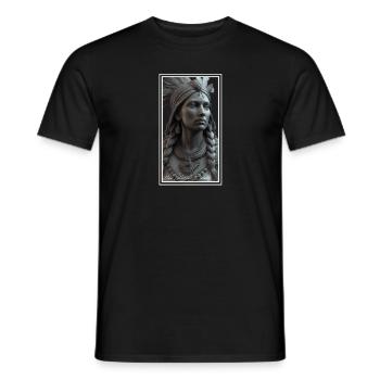 The Natural Beauty - 3D Render - Men's T-Shirt - black - Front - AI Model Male 178 light (178cm)