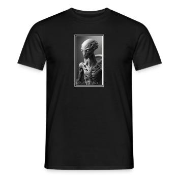 The Bio Engineer - 3D Render - Men's T-Shirt - black - Front - AI Model Male 178 light (178cm)