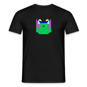 Retro frog - Männer T-Shirt - Schwarz - Vorne - AI Model Male 178 light (178cm)