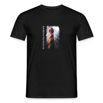 Leuchtturm 2 - Männer T-Shirt - Schwarz - Vorne - AI Model Male 178 light (178cm)