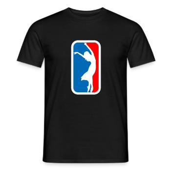 logo de la danseuse - T-shirt homme - noir - Devant - AI Model Male 178 light (178cm)