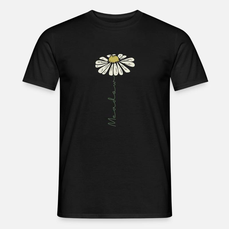 Gänseblume - Männer T-Shirt - Schwarz
