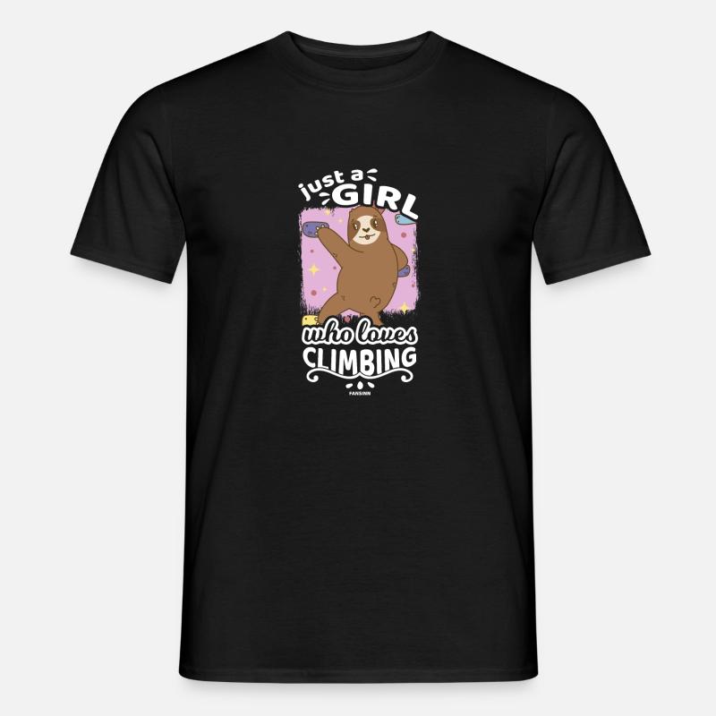 Klettern - Männer T-Shirt - Schwarz