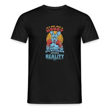 La boxe n’est pas seulement un passe-temps, c’est mon évasion de re - T-shirt homme - noir - Devant - AI Model Male 178 light (178cm)