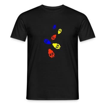 Skull kopf icon - Männer T-Shirt - Schwarz - Vorne - AI Model Male 178 light (178cm)