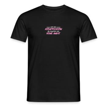 Pflegerin Pflegekraft Altenpflegerin - Männer T-Shirt - Schwarz - Vorne - AI Model Male 178 light (178cm)