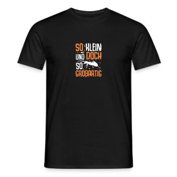 So klein Ameisenhüter Ameisenzüchter Ameisen - Männer T-Shirt - Schwarz - Vorne - AI Model Male 178 light (178cm)