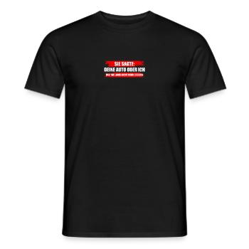 Auto Tuning KFZ Mechaniker Schrauber - Männer T-Shirt - Schwarz - Vorne - AI Model Male 178 light (178cm)