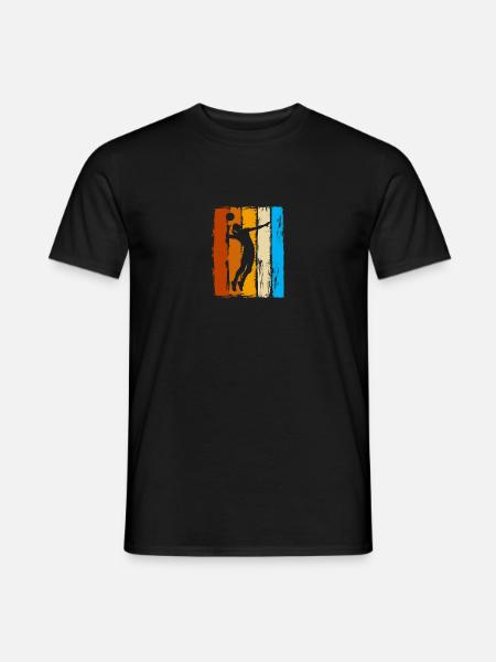 Faustball Faustballerin - Männer T-Shirt - Schwarz