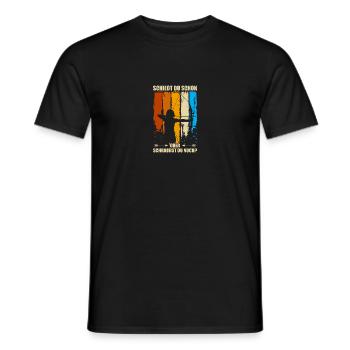 Schießt du Pfeil Bogen Bogenschießen Bogenschütze - Männer T-Shirt - Schwarz - Vorne - AI Model Male 178 light (178cm)