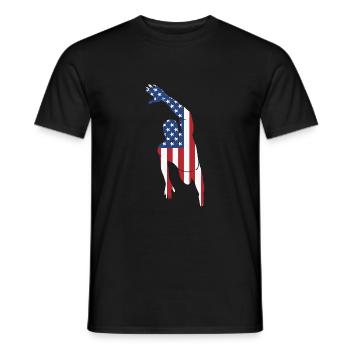 Schwimmen Schwimmer Schwimmbad Schwimmlehrer - Männer T-Shirt - Schwarz - Vorne - AI Model Male 178 light (178cm)