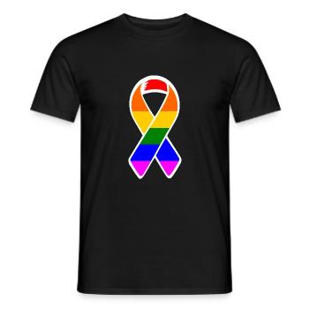 Lgbtq - Men's T-Shirt - black - Front - AI Model Male 178 light (178cm)