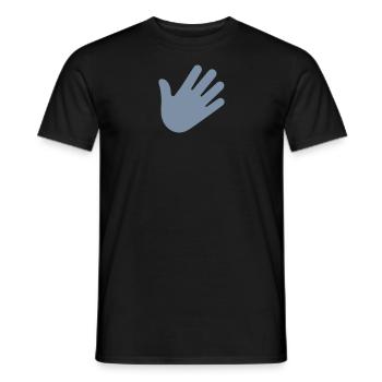 Hey - Männer T-Shirt - Schwarz - Vorne - AI Model Male 178 light (178cm)